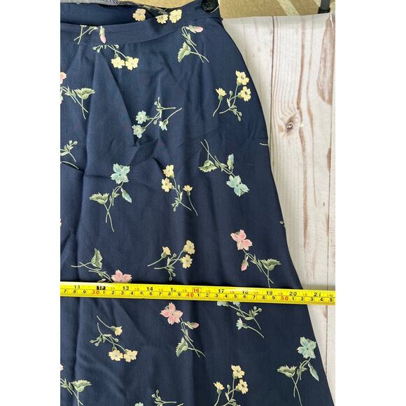 Jones New York Petite Women's Long Skirt Real 100% Silk - Picture 11 of 11